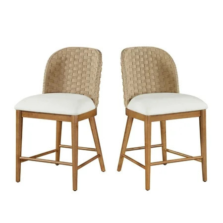 My Texas House Saylor Counter-height Stools, Set of 2 | Walmart (US)