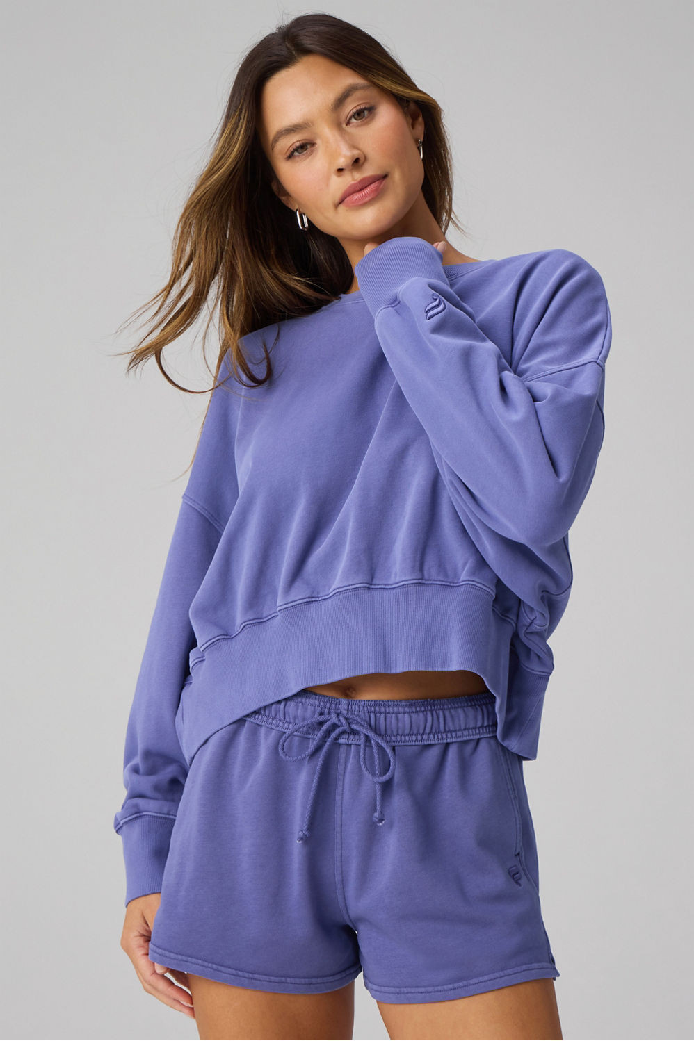 Year Round Terry Crew Neck Sweatshirt | Fabletics