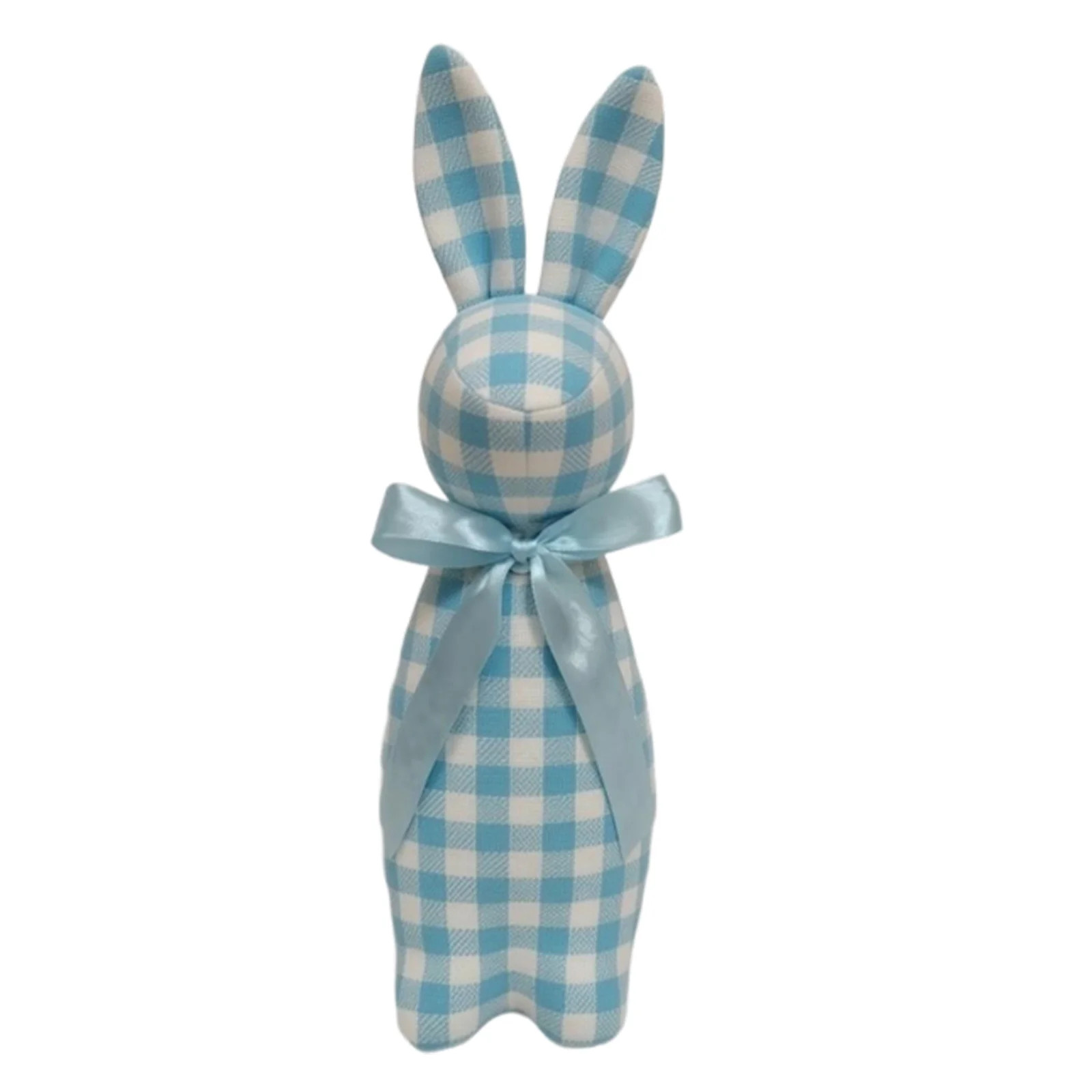 Striped Bunny Tabletop Decoration, Blue and White, 12", Easter | Walmart (US)