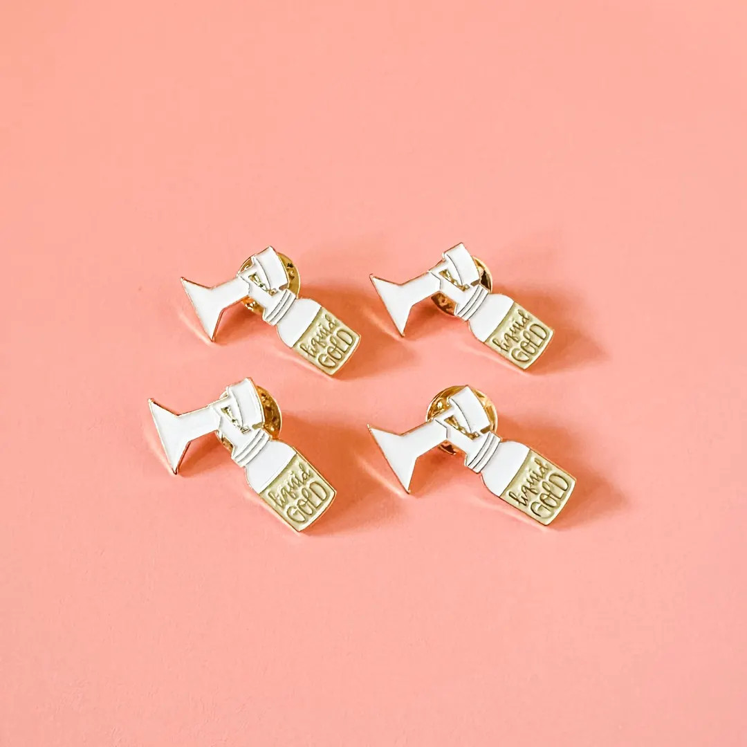 Liquid Gold Pin | Liquid Gold Breastfeeding Baby Shower Gift Pin for New Moms - Etsy | Etsy (US)