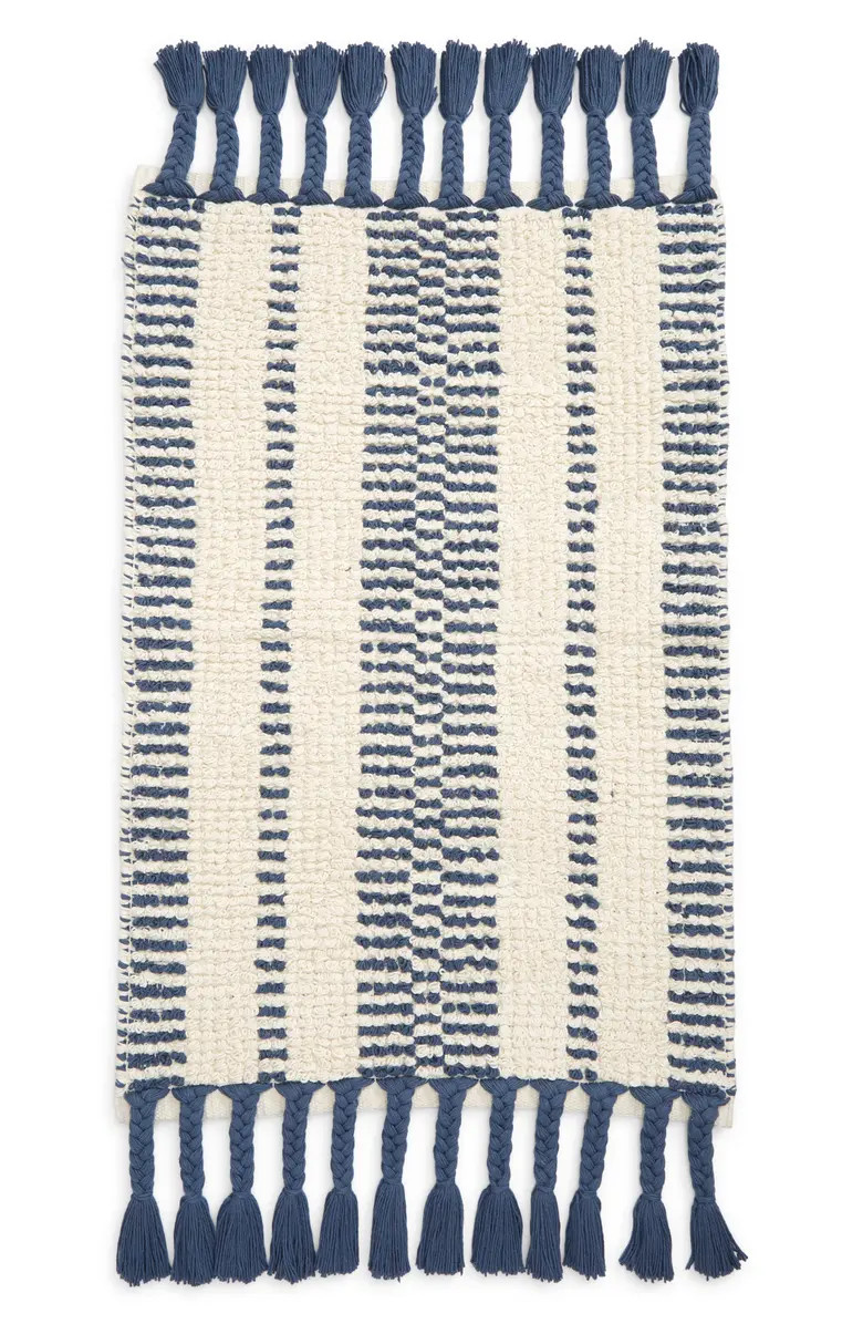 Cotton Stripe Bath Rug | Nordstrom