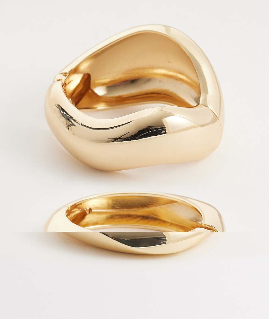 ALDO goldrushh layered bangles in gold | ASOS (Global)