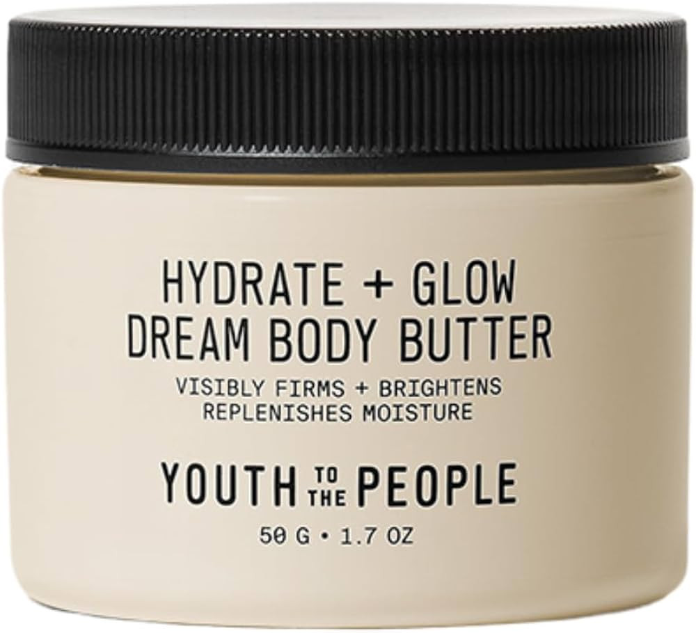 Youth To The People Superberry Hydrate + Glow Dream Body Butter, 3% Niacinamide + Jojoba Oil, She... | Amazon (US)