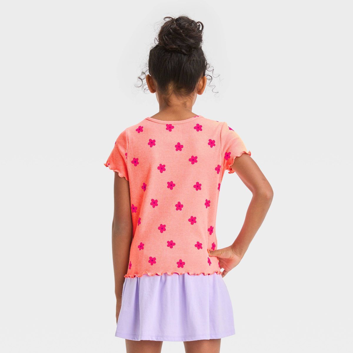 Girls' Short Sleeve Rib T-Shirt - Cat & Jack™ | Target