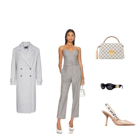 Shades of Grey for work or an event 🫶🏻 women’s suit with grey coat and pumps ✨

#LTKworkwear #LTKHoliday #LTKGiftGuide