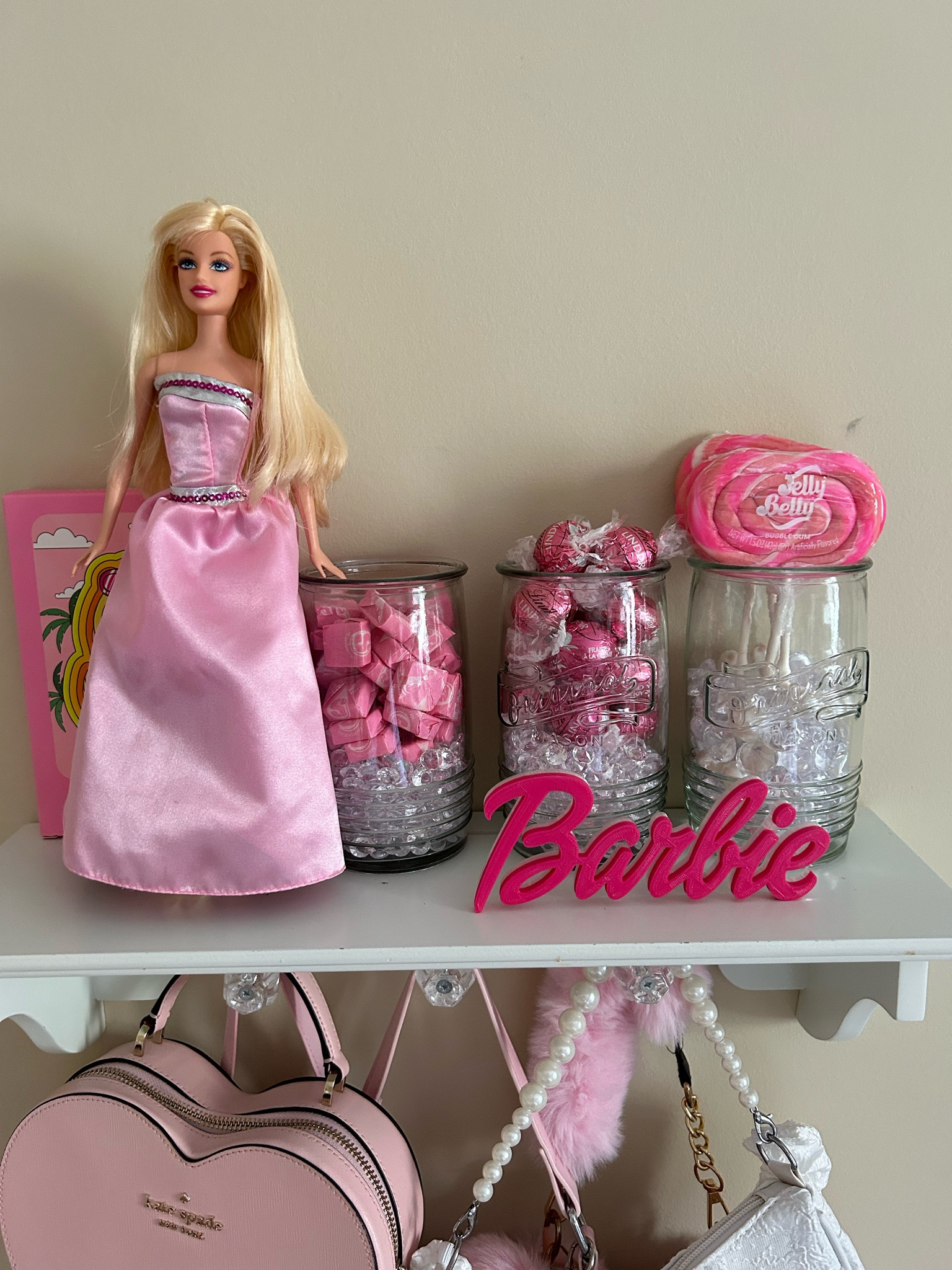 The cutest Barbie logo sign for my Barbie shelf 🎀 makes my inner child so happy #barbie

#LTKFind #LTKhome