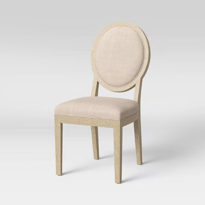 Kelly Oval Back Dining Chair Fully Assembles Linen - Threshold™ | Target