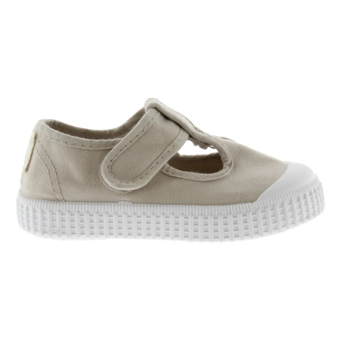 Sandalia Tira Lona Velcro Sneakers | Sand | Smallable