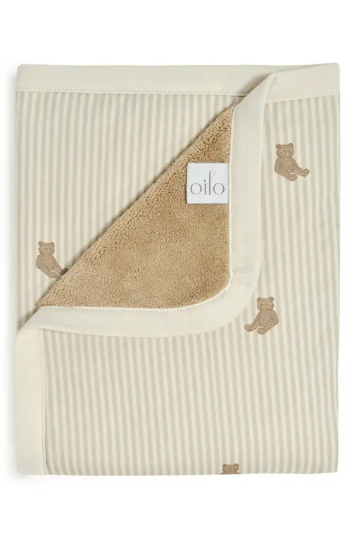 Oilo Organic Cotton Cuddle Blanket in Eggshell at Nordstrom | Nordstrom