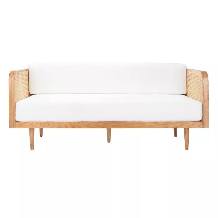 Twin Helena French Cane Daybed Natural/Beige - Safavieh | Target