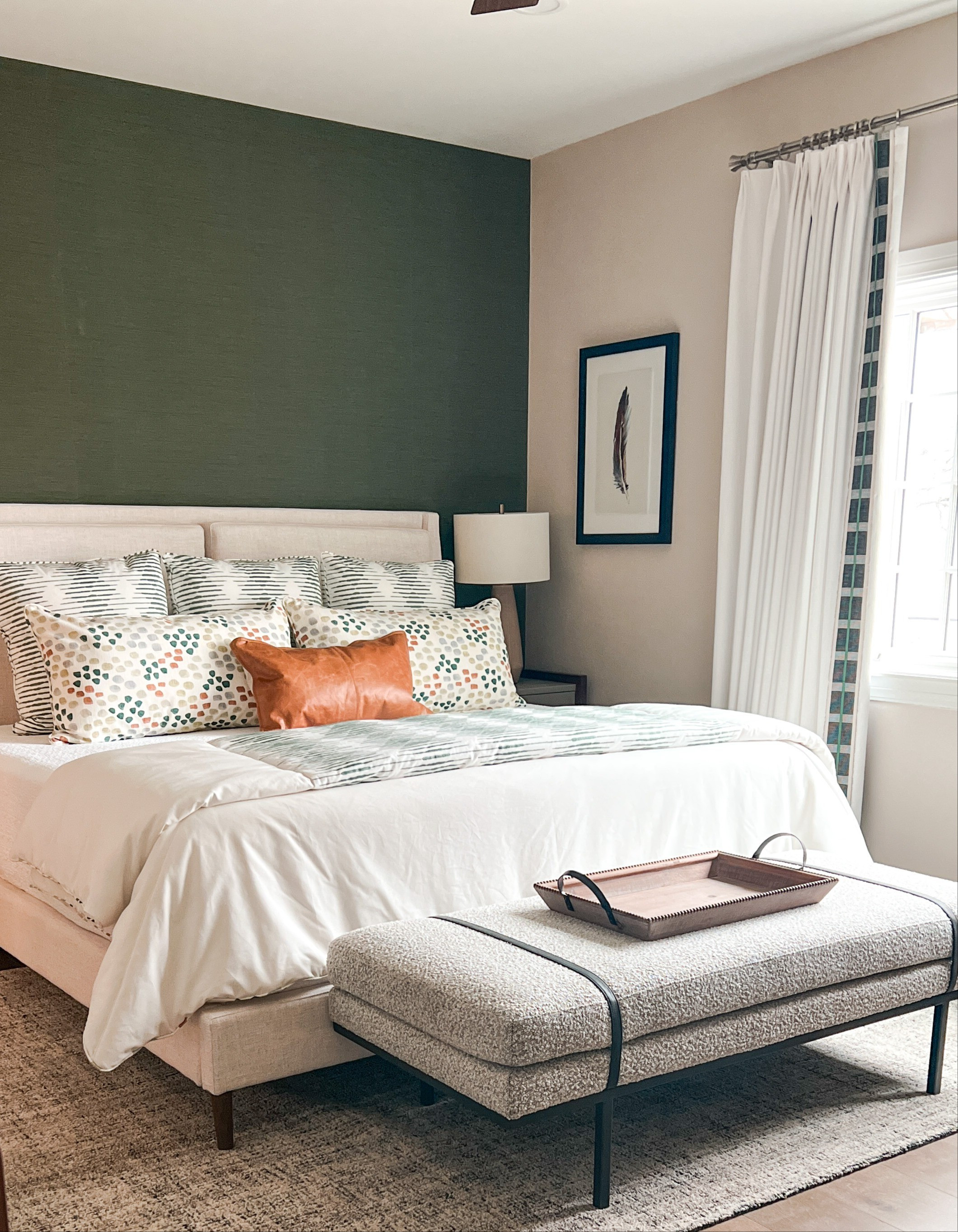 Refresh your bedroom with luxury, high-quality bedding materials. Some items may be from our exclusive vendors. Shop similar items and see more inspiration on our February blog - kirkendalldesign.com/blog. Need more ideas? Reach out to our interior design team at Kirkendall Design. We'd love to help you create a stylish and luxury bedroom based on your unique preferences and style.

#LTKhome