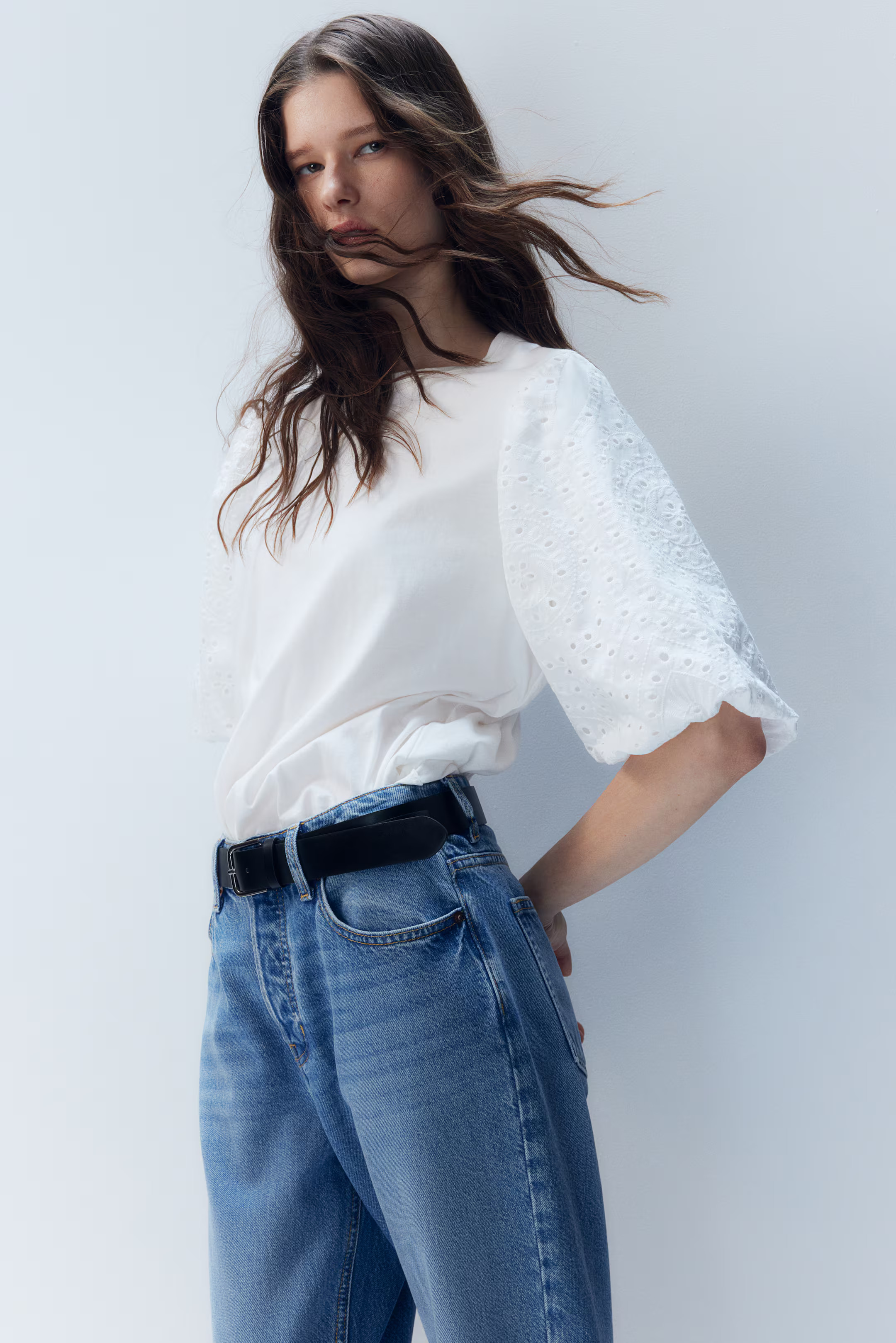 Balloon-Sleeved Top | H&M (US + CA)