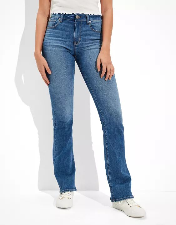 AE Ne(x)t Level High-Waisted Skinny Kick Jean | American Eagle Outfitters (US & CA)