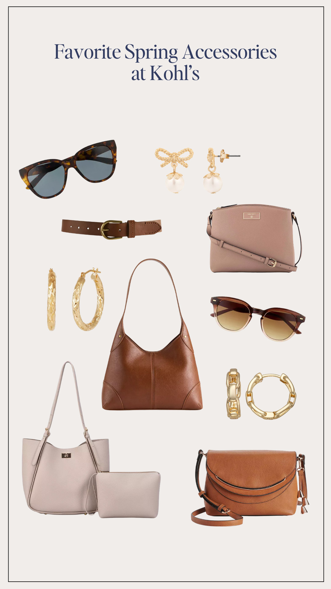 Favorites at @kohls for the spring season: shoes and accessories 🌸 #kohlspartner #kohlsfinds #ad #springjacket #springstyle 

 

 