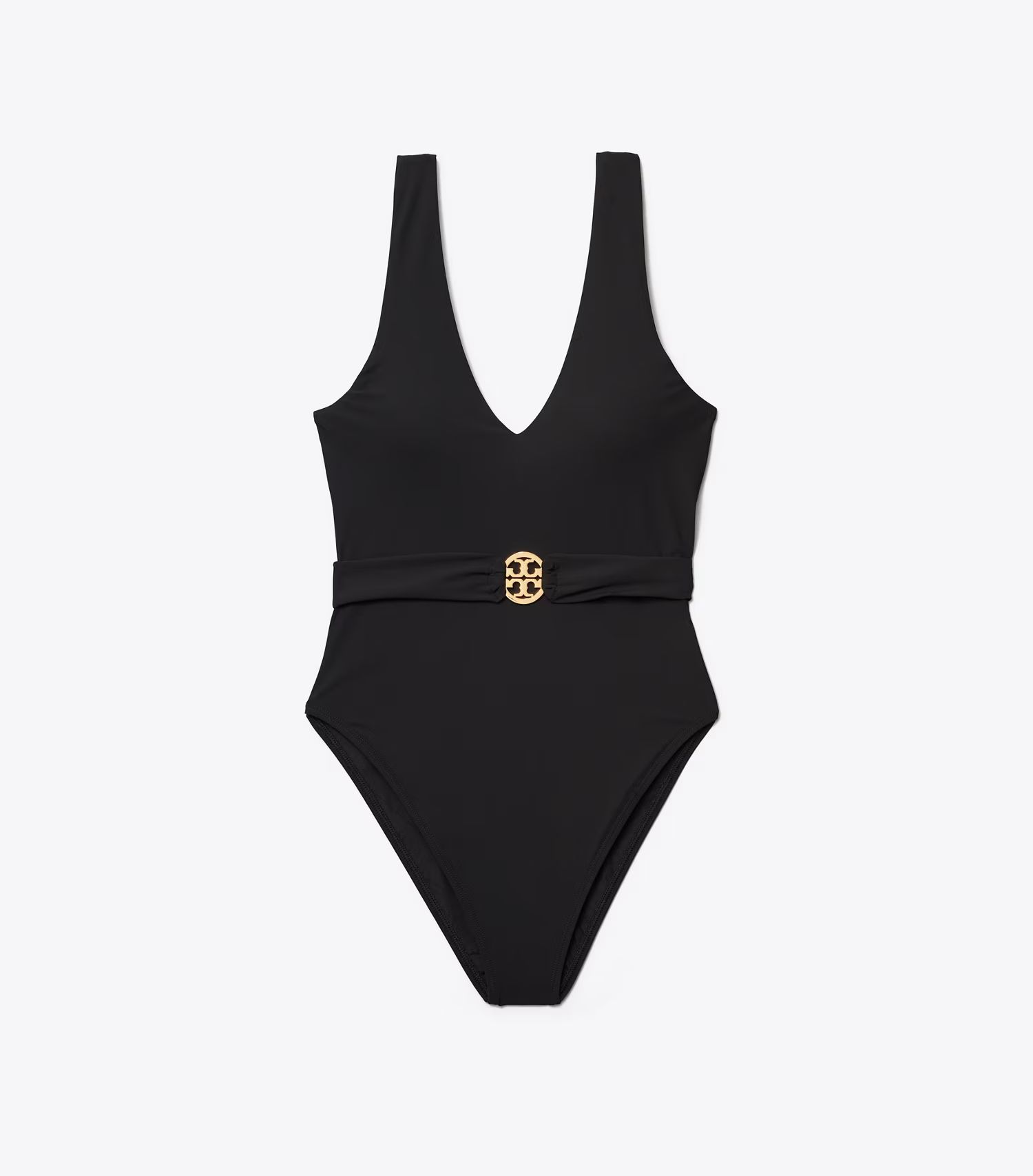 Miller Plunge One-Piece Swimsuit: Women's Designer One Pieces | Tory Burch | Tory Burch (US)