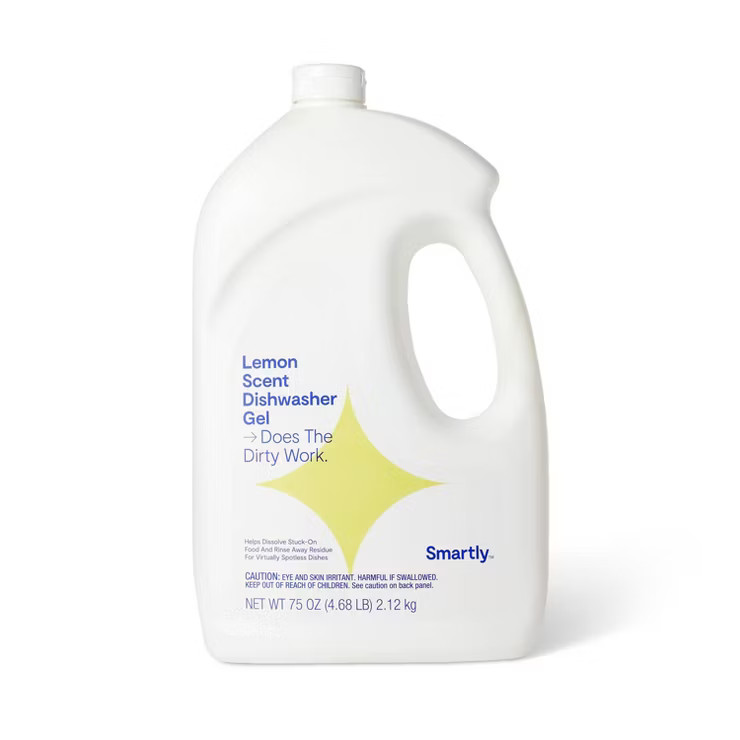 Lemon Scented Dishwasher Gel - 75oz - Smartly™ | Target