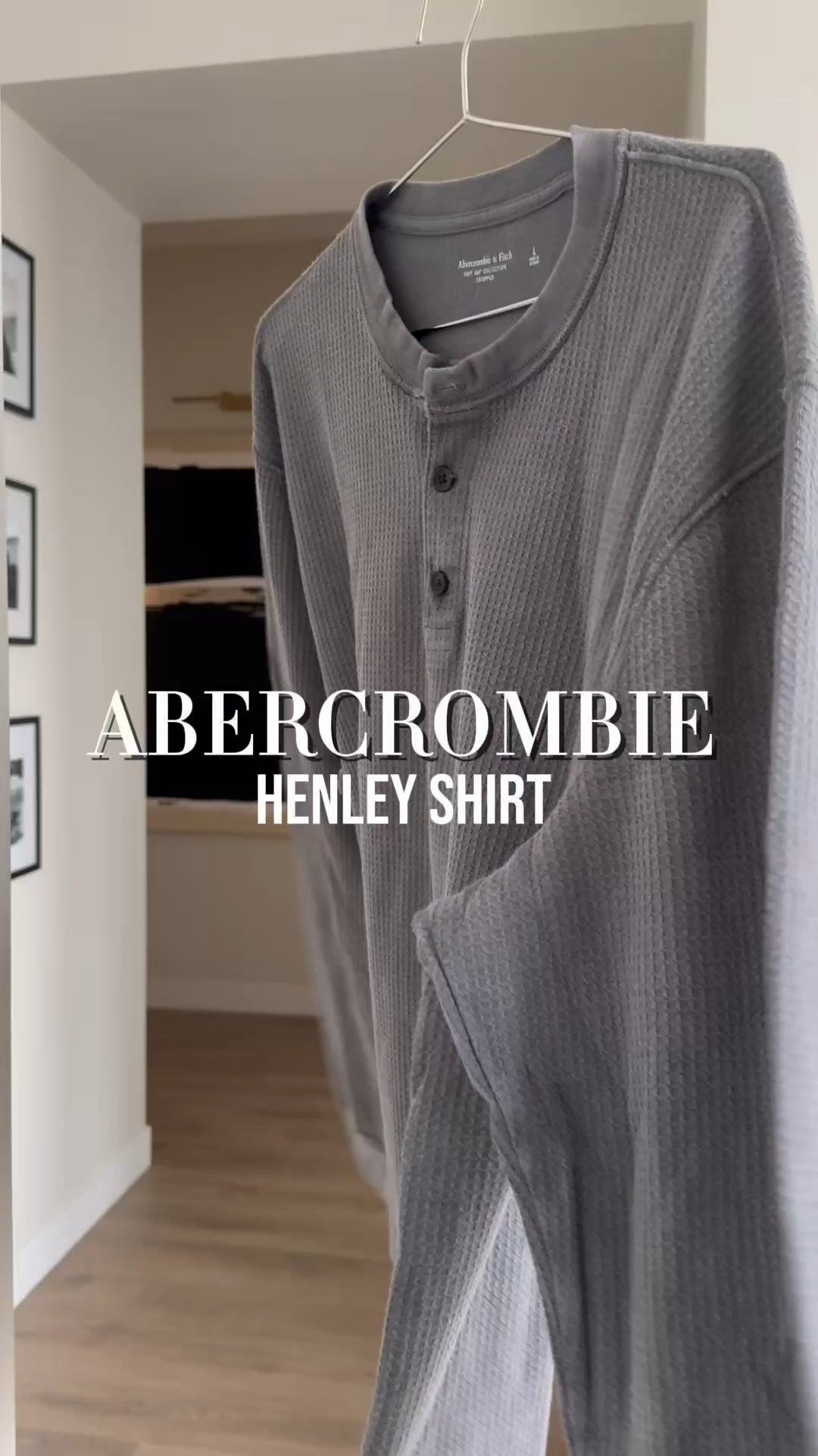 Men’s Henley shirt from Abercrombie. Easy for every day wear 

#LTKGiftGuide #LTKFindsUnder50 #LTKMens