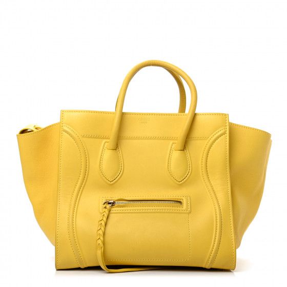 CELINE

Smooth Calfskin Medium Phantom Luggage Sun Yellow | Fashionphile
