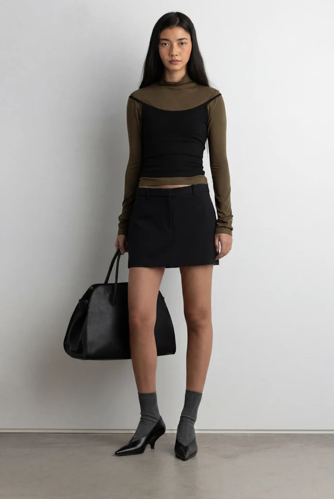MINI SUITING SKORT | OAK + FORT