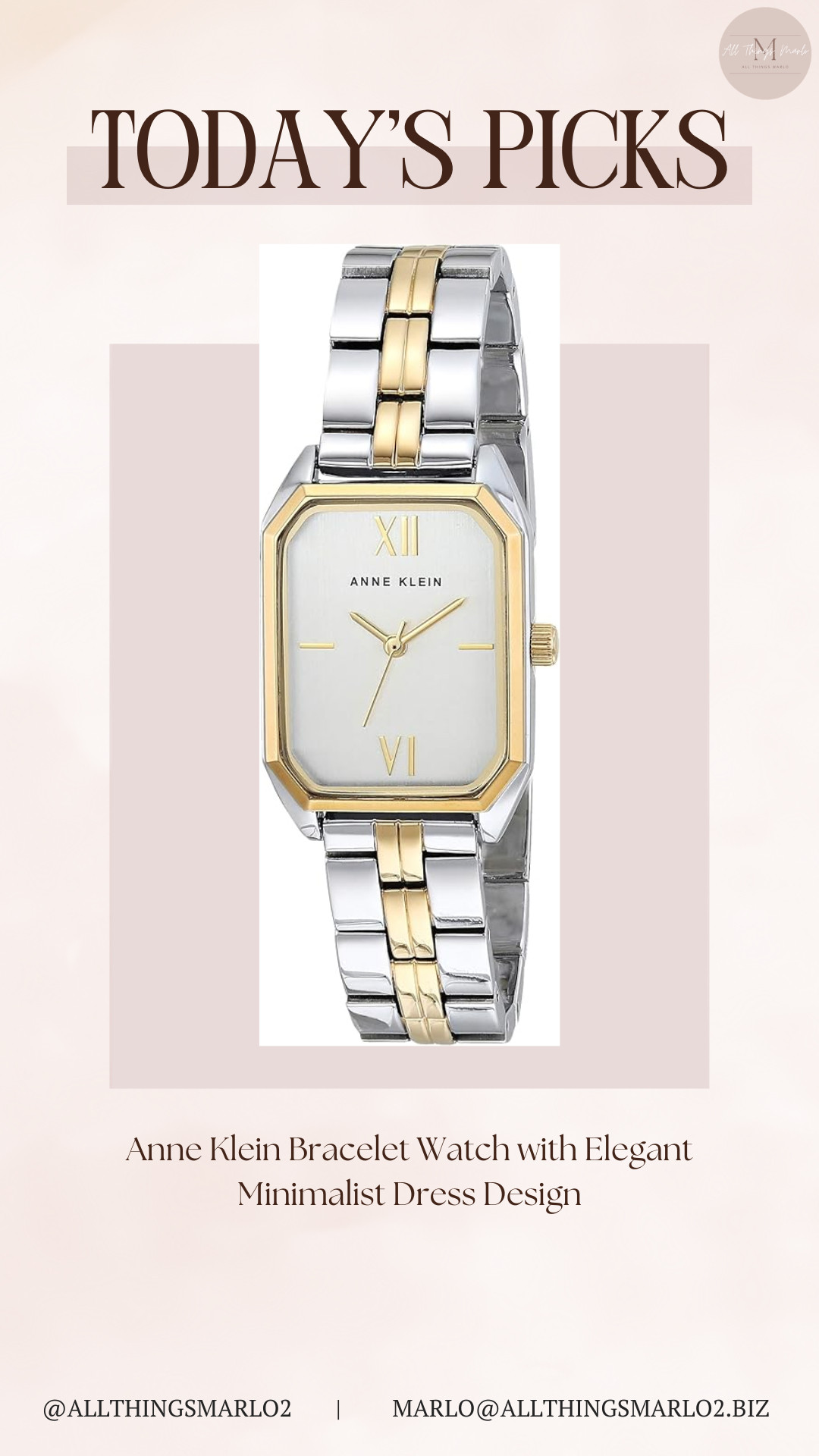Anne Klein Bracelet Watch with Elegant Minimalist Dress Design 

 #LTKSeasonal #LTKWorkwear #LTKTravel