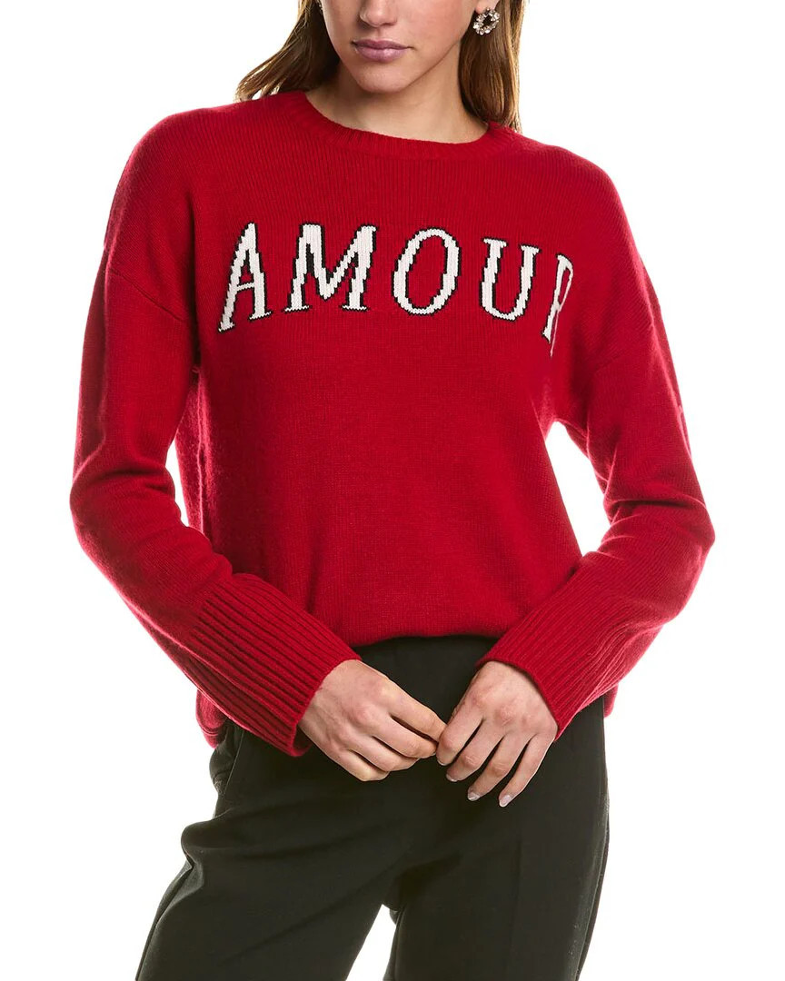 Kier + J Amour Wool & Cashmere-Blend Sweater | Shop Simon