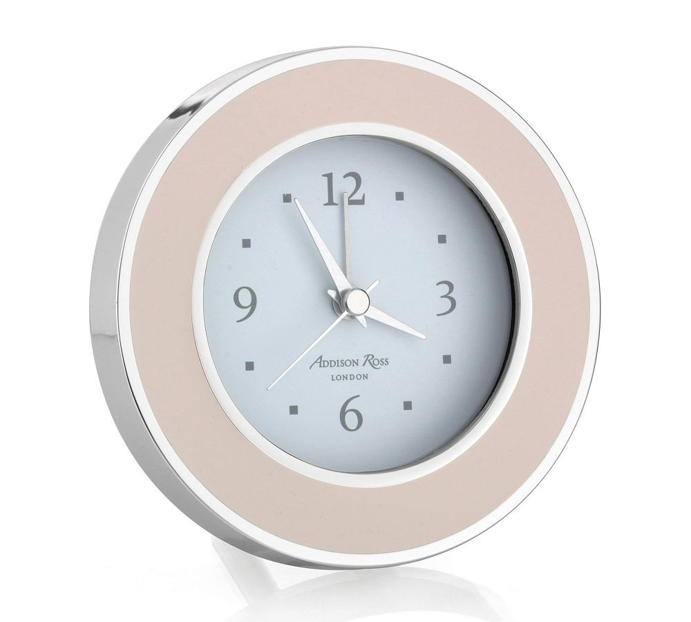 Silver And Enamel Alarm Clock | Pottery Barn (US)