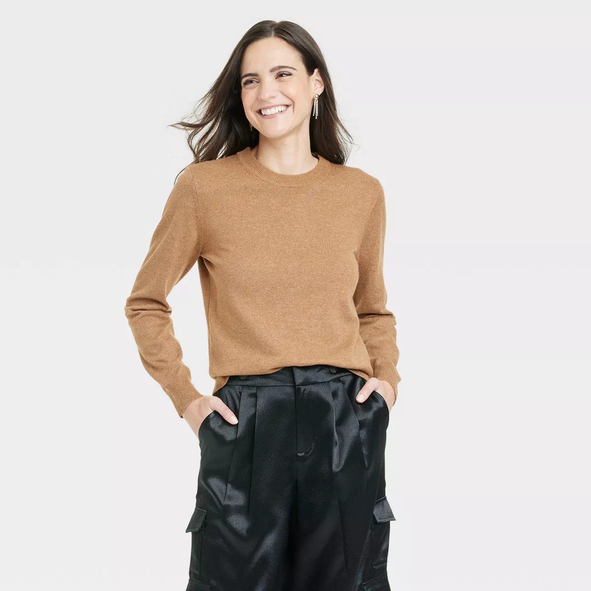 Women's Fine Gauge Crewneck Sweater - A New Day™ | Target