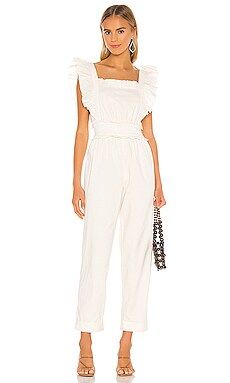 Tularosa Ames Jumpsuit in Ivory from Revolve.com | Revolve Clothing (Global)