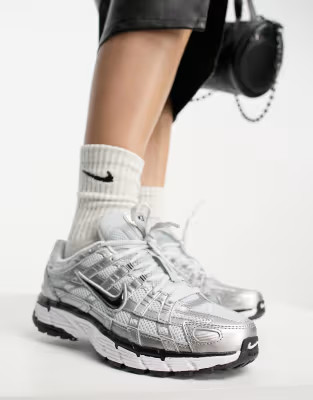 Nike P-6000 trainers in black and silver | ASOS (Global)