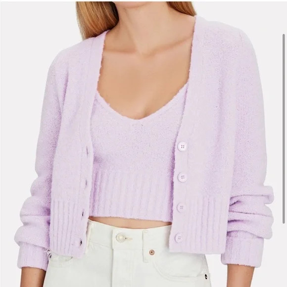 Nicholas Maia Cardigan & Cami Sweater Set - Purple | Poshmark