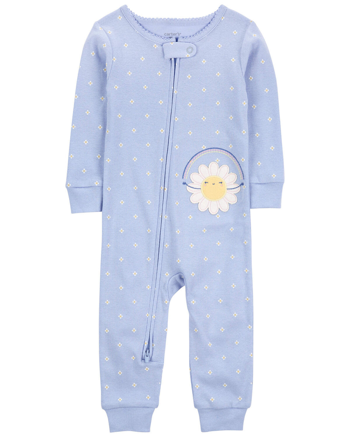 Toddler 1-Piece Daisy 100% Snug Fit Cotton Footless Pajamas | Carter's