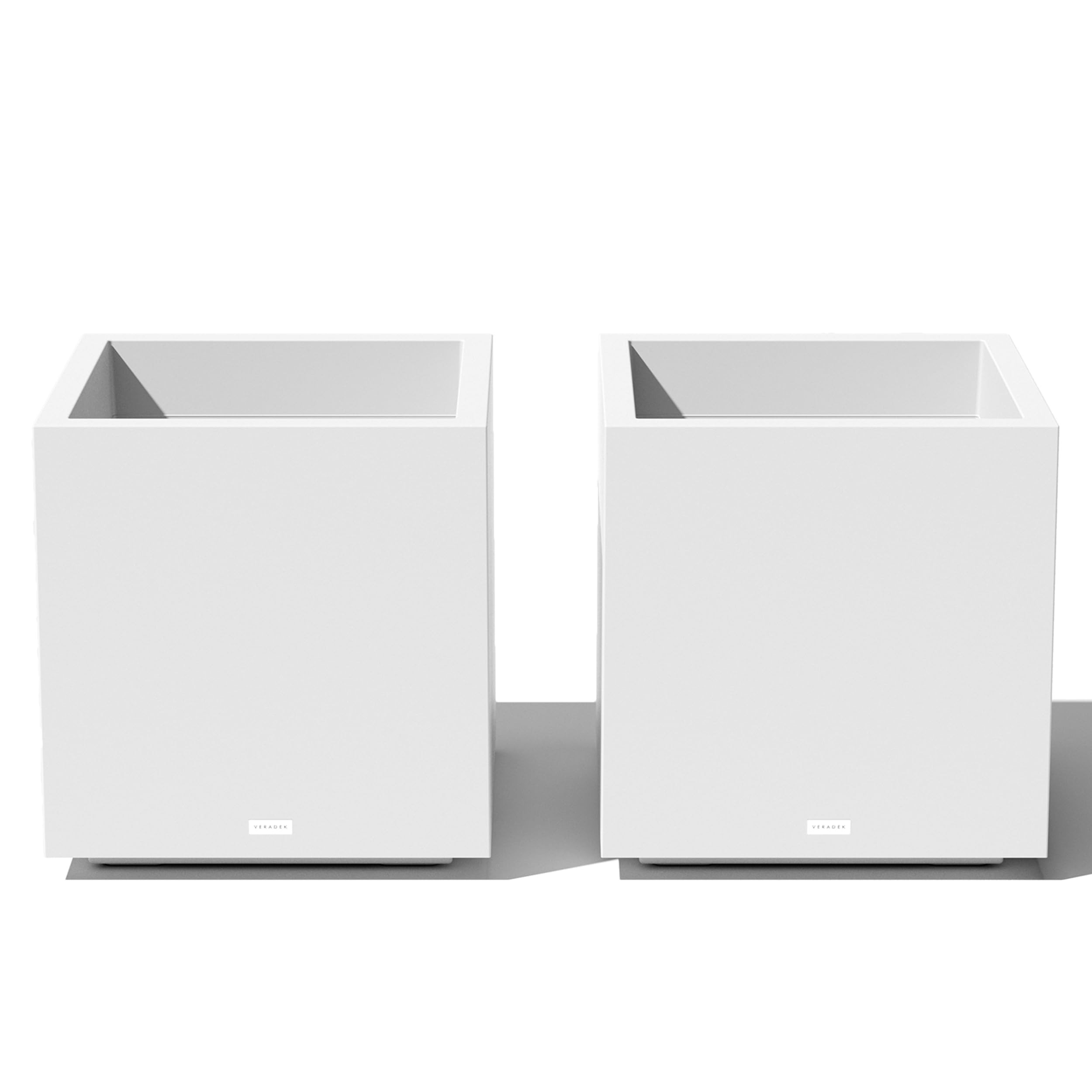 Veradek Block Series Cube Plastic Planter - Large Square Planter for Indoor or Outdoor Patio/Gard... | Amazon (US)