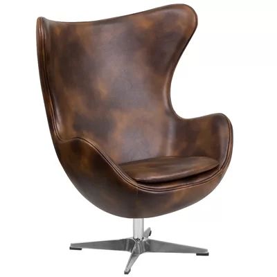 Leather Egg Lounge Chair | Wayfair North America