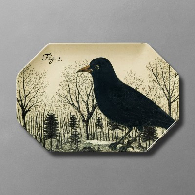 15"x10" Bird Melamine Octagon Serving Platter - John Derian For Target | Target