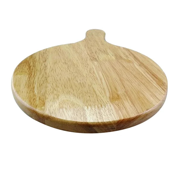 Round Oak Tray Bread Serving Board with Handle 8 Sizes 11 inch | Walmart (CA)