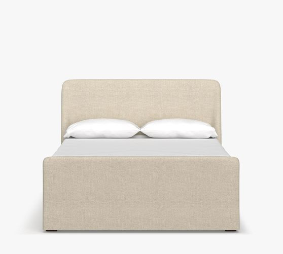 Layton Upholstered Sleigh Bed | Pottery Barn (US)