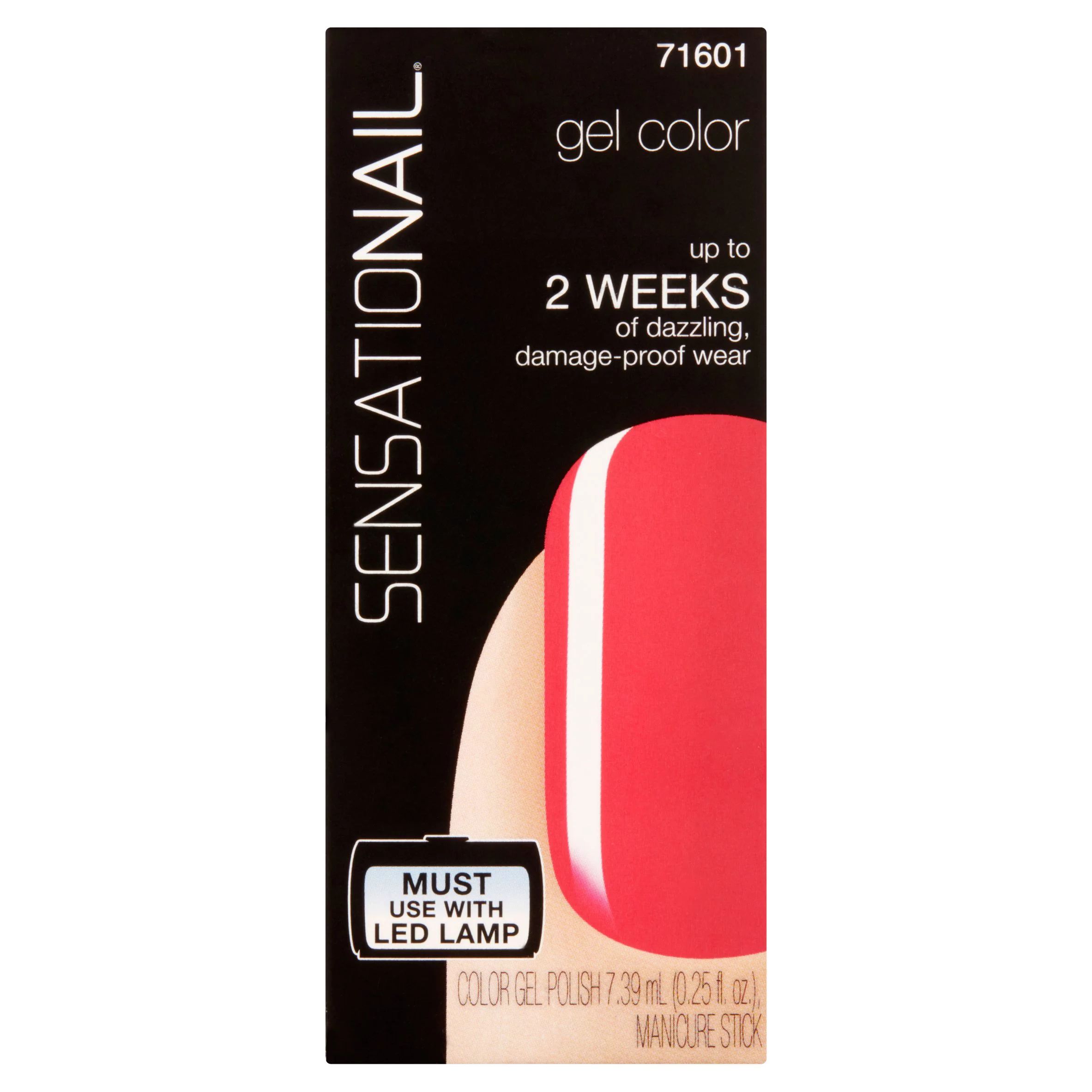 Sensationail Gel Nail Polish (Red), Love Struck, 0.25 fl oz | Walmart (US)