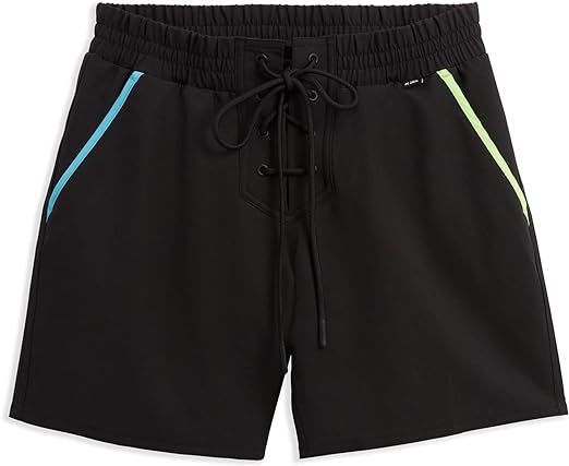 TomboyX Swim 7" Board Shorts, Quick Dry Bathing Suit Bottom Trunks, UPF 50 Sun Protection, Plus S... | Amazon (US)