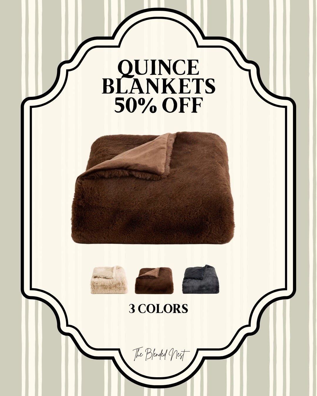These faux fur blankets from Quince are 50% off right now!! If you are looking for an incredible quality blanket for the BER months, then this is it!!

Quince, Quince sale, Quince home, Quince blankets, faux fur blanket, faux fur throw, cozy blanket, cozy throws, soft blankets, plush blanket, fluffy blanket, luxury blanket, affordable luxury, home decor, home finds, cozy home, cozy home decor, fall home decor, fall decor, fall home, autumn decor, bedroom decor, living room decor, home essentials, cozy essentials, blanket sale, home sale, sale finds, home finds, neutral home decor, neutral blankets, aesthetic home, cozy season, cold weather essentials, comfort items, throw blanket, decorative blankets, cozy gifts, home gift ideas, holiday home decor, winter home decor, soft throw blanket, luxe home decor, cozy vibes, comfy home, Quince finds, The Blended Nest

#LTKHome #LTKSaleAlert #LTKSeasonal