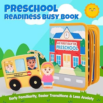 hahaland Busy Book Preschool Learning Activities - First Day of School Gifts Busy Board for Toddl... | Amazon (US)