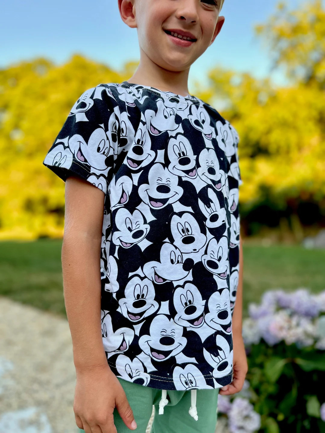 Monochrome Mickey T-shirt, Disney World Character Tee, Disney Vacation Tee for Kids, Disney Trip ... | Etsy (US)