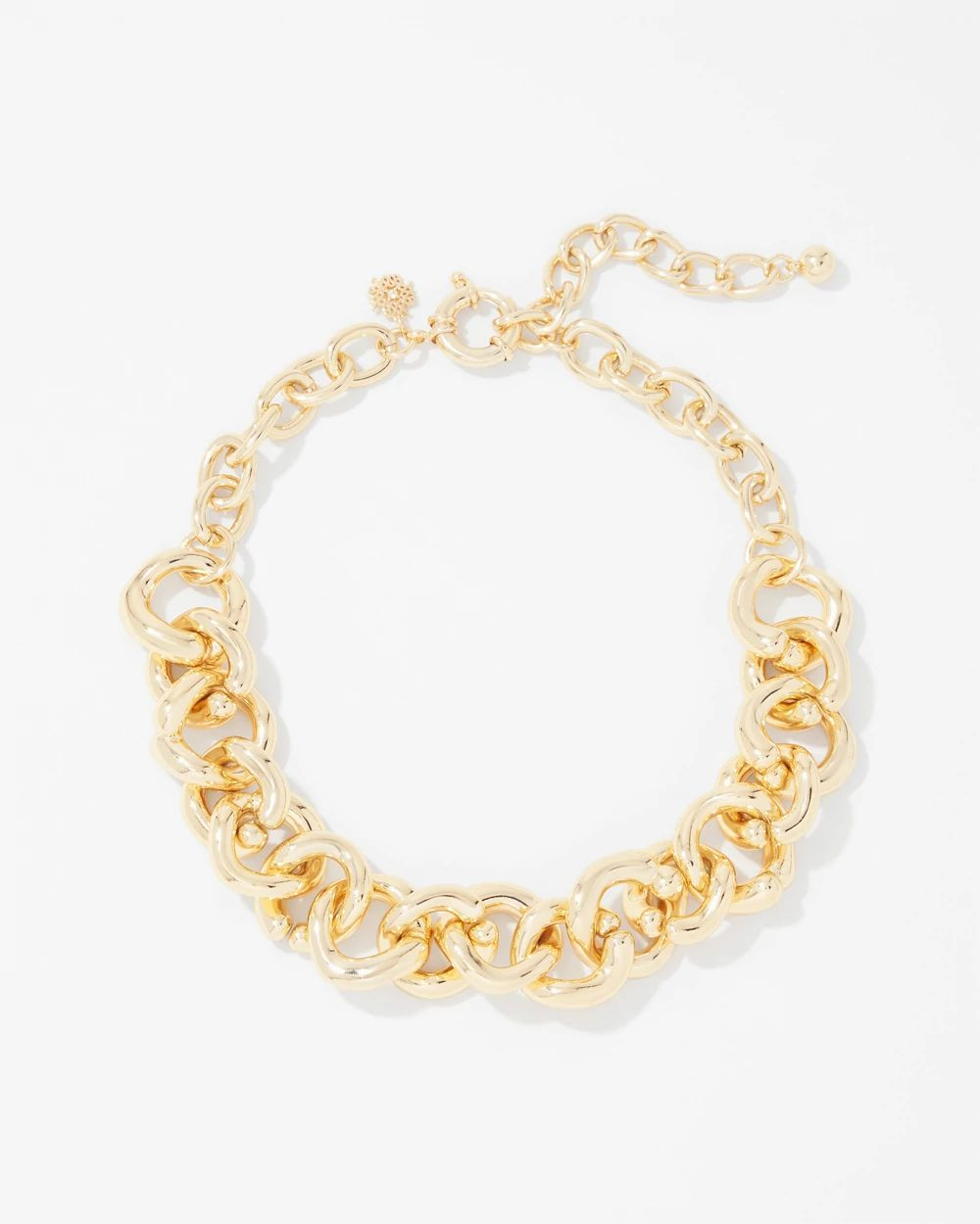 Gold Chunky Chain Link Necklace | White House Black Market