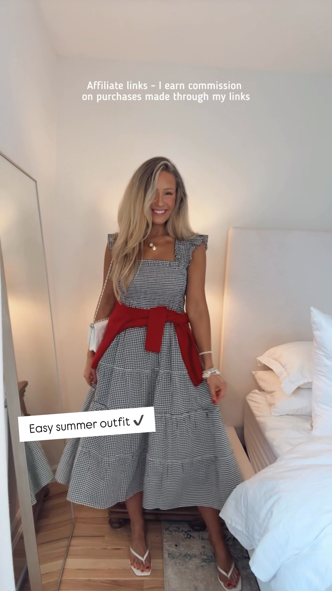 Affiliate links - I earn commission on purchases made through my links 

Fourth of July outfits
Black and white gingham dress
Classic summer style
Americana trend