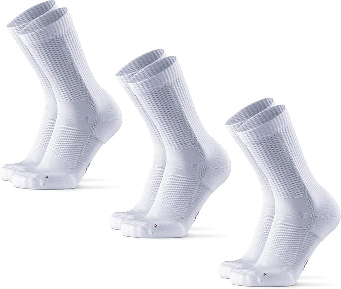 DANISH ENDURANCE Crew Laufsocken (3 | 5 Paar), Wadenlange Sportsocken, Leichte Kompression, Atmun... | Amazon (DE)