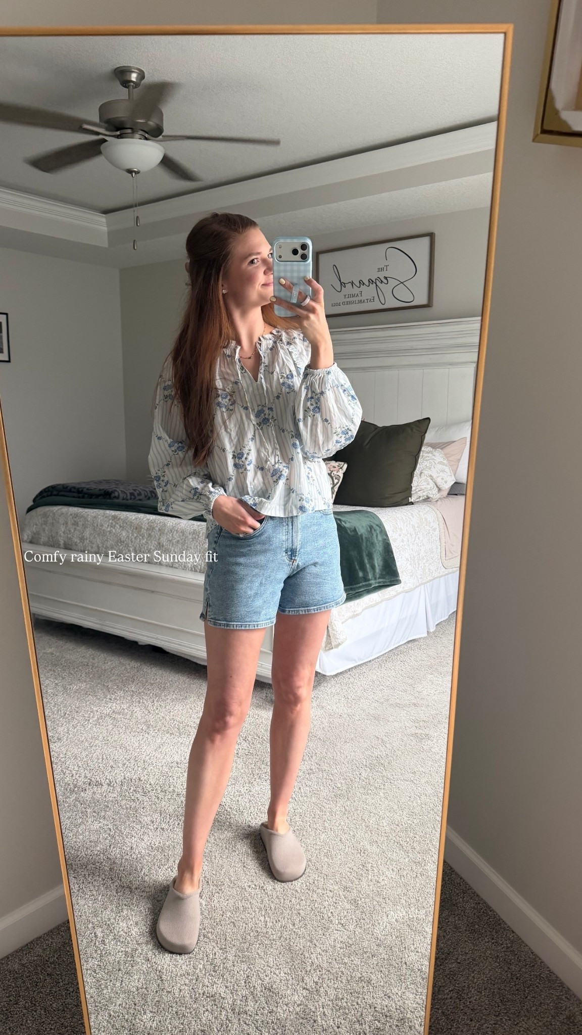Comfy rainy Easter Sunday fit