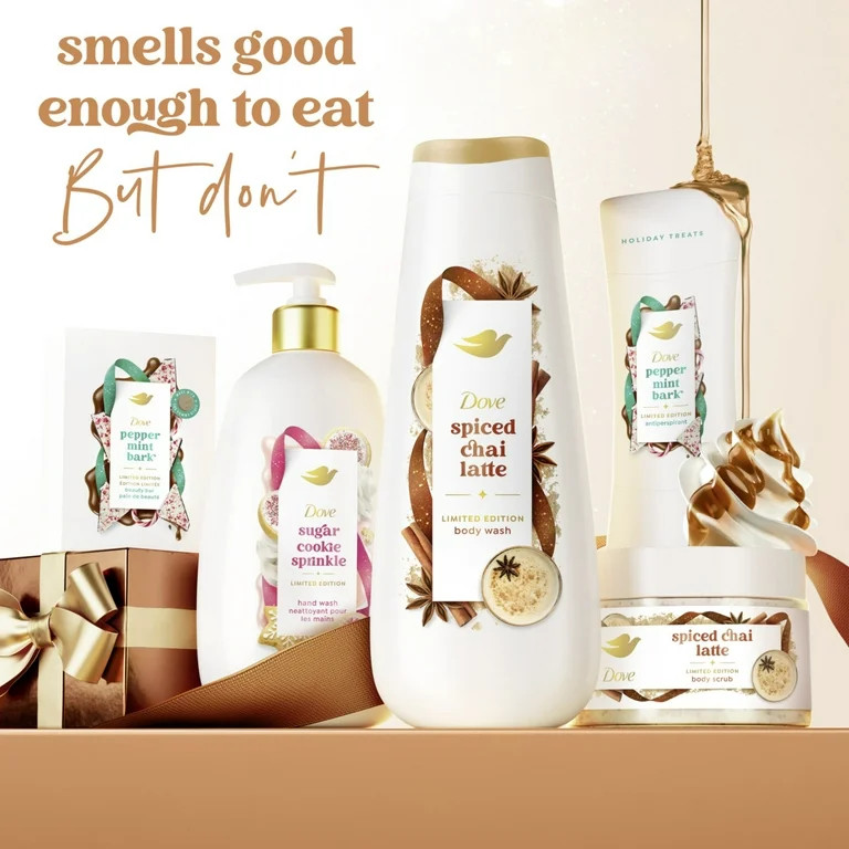 Dove Limited Edition Holiday Treats Spicy Chai Latte Body Scrub, 15 oz | Walmart (US)