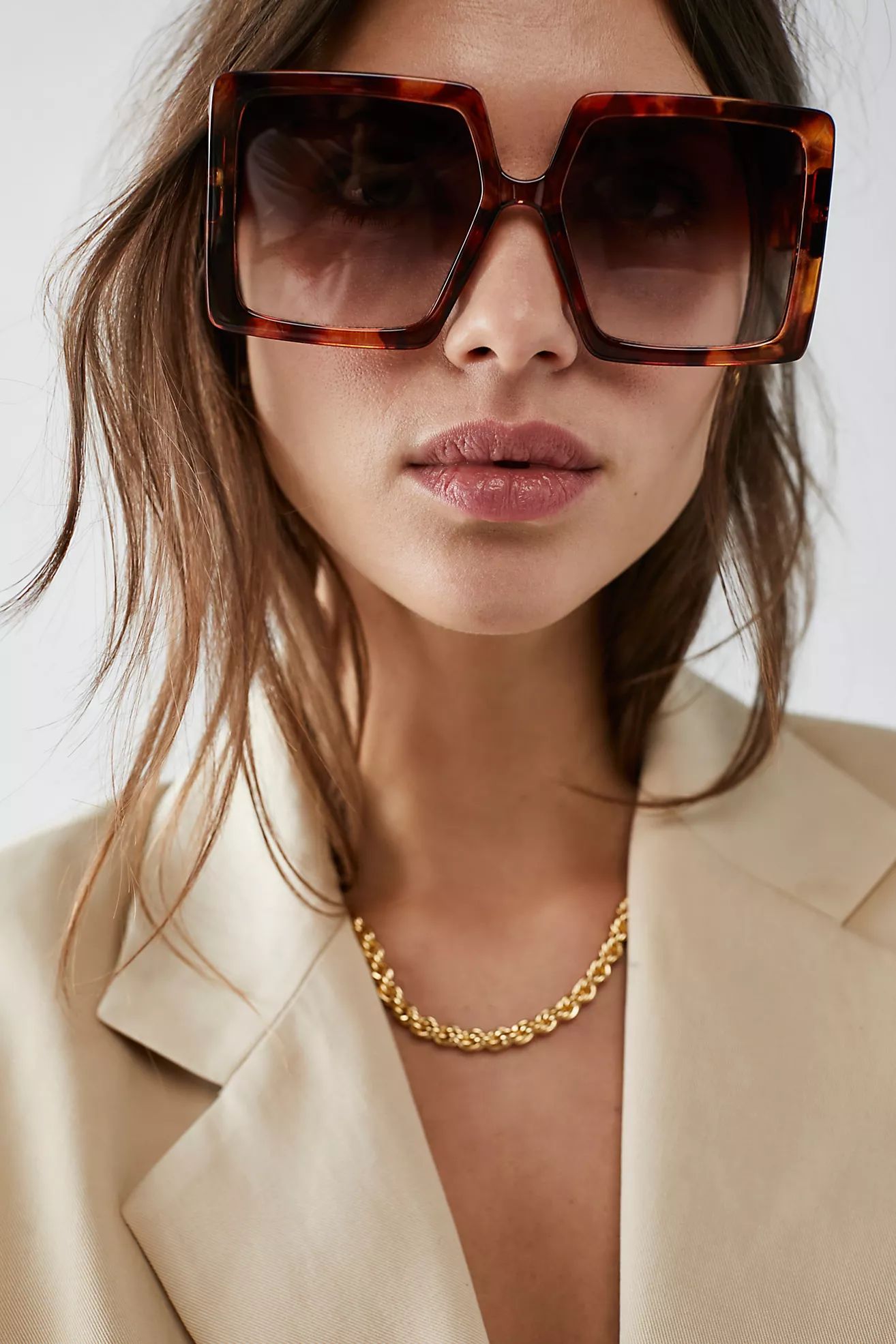 Line Of Sight Square Sunglasses | Free People (Global - UK&FR Excluded)