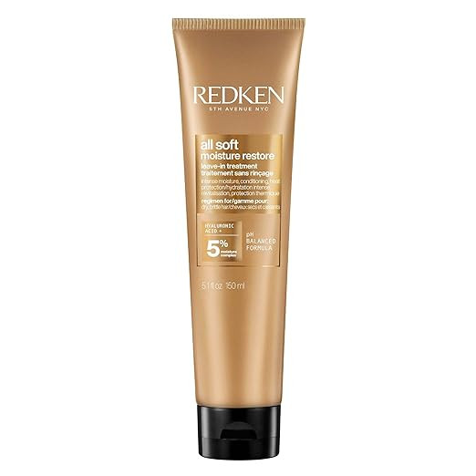 Redken All Soft Moisture Restore Leave-In Treatment For Dry, Brittle Hair - Hair Treatment For Hu... | Amazon (US)