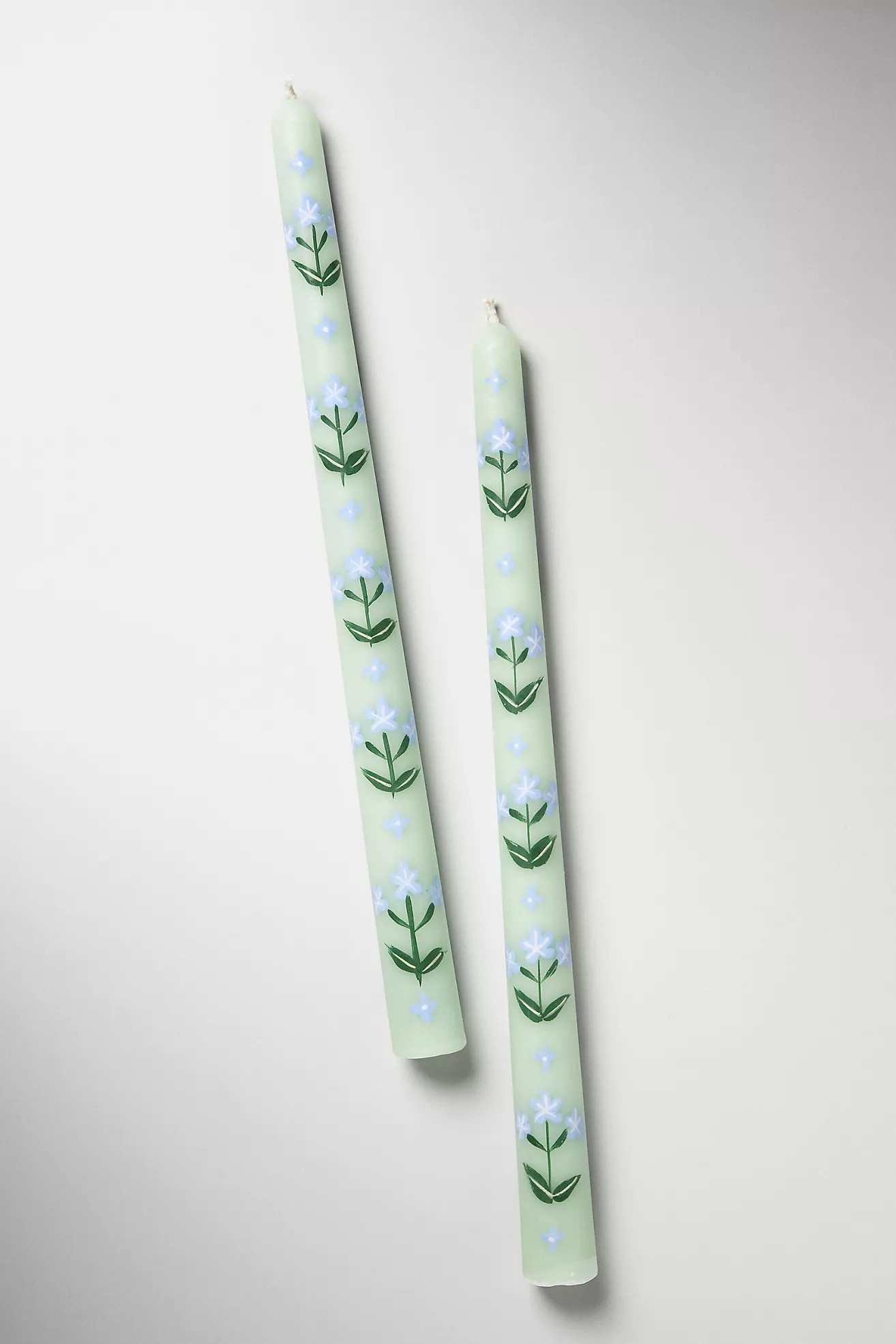 Franny Handpainted Taper Candles, Set of 2 | Anthropologie (US)