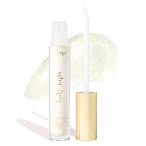 City Beauty City Lips Plumping Lip Gloss Midnight Sparkle - High-Shine Gloss for Fuller, Younger-Looking Lips | Hydrating & Smoothing Lip Treatment Hyaluronic Acid | Amazon (US)